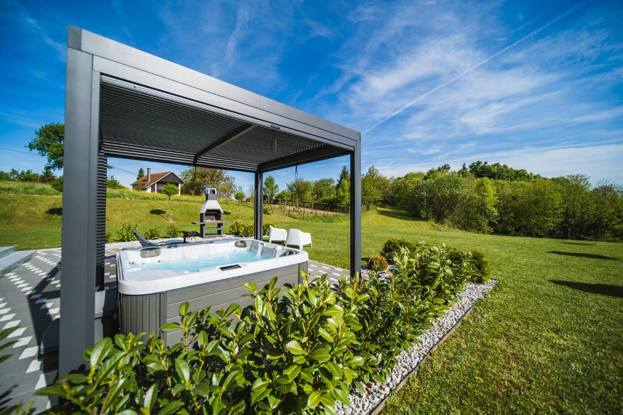 K Relax Place, Varazdinske Toplice, Modern Home With Sauna, Jacuzzi, Wifi ภายนอก รูปภาพ